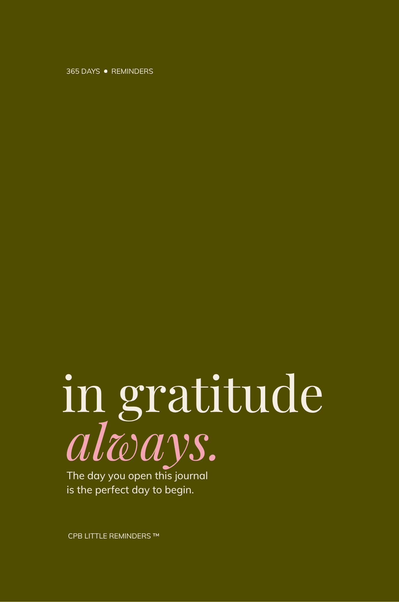 In Gratitude Always